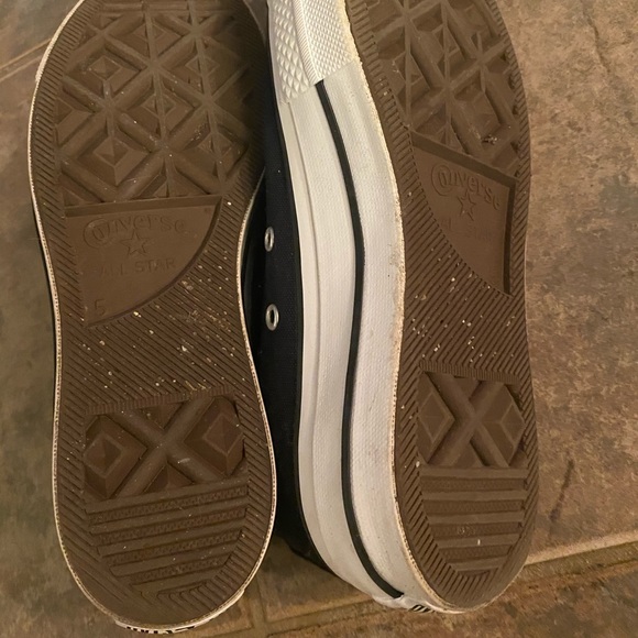 SOLD - Black Platform Converse - Picture 3 of 3